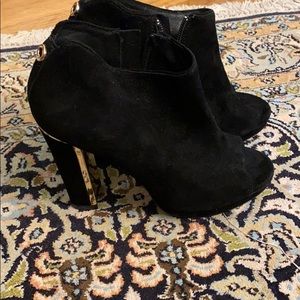 Peep toe Coach heels